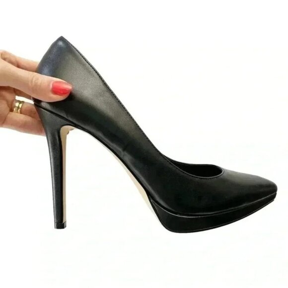 BCGBeneration Pumps Pointy Toe Platform High Heel Stilettos Black Court Shoes 7 - Picture 16 of 16